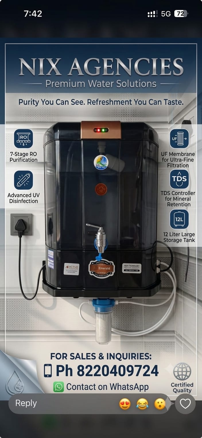 NIX Agencies poster: Copper Water Purifier