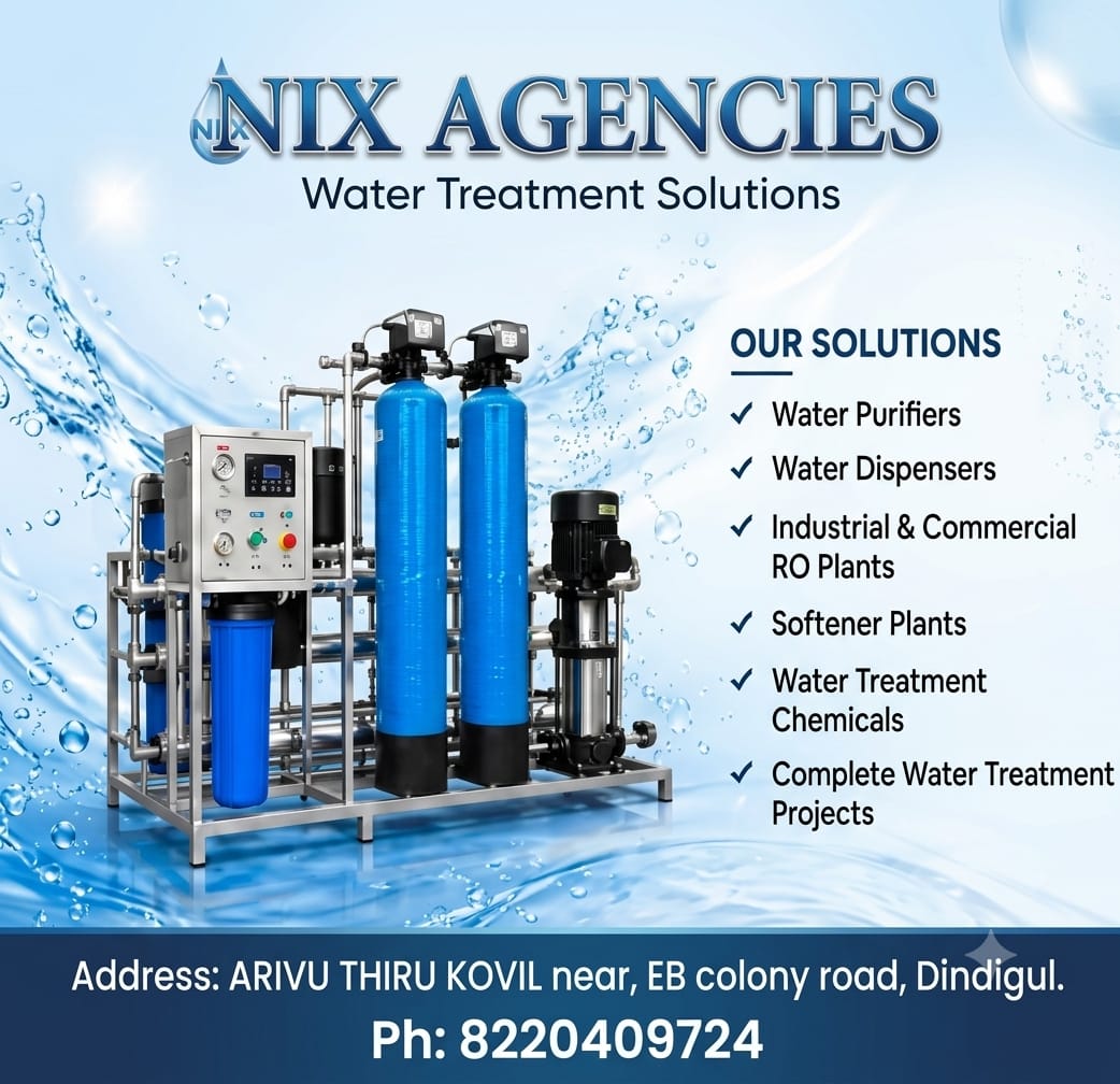 NIX Agencies poster: Industrial RO Plant