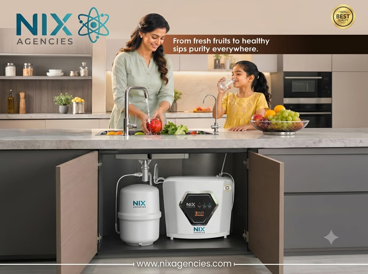 NIX Agencies poster: Domestic RO Water Purifier